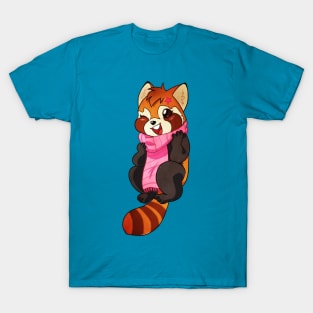 Red panda - Scarf up T-Shirt